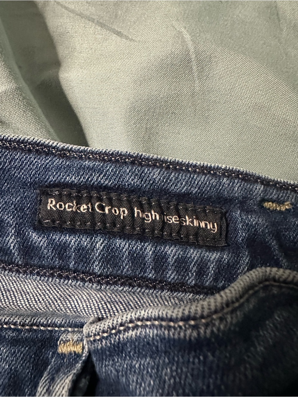 Citizens of Humanity Rocket Crop High Rise Skinny Jeans Size 27 Medium Wash - Picture 5 of 6